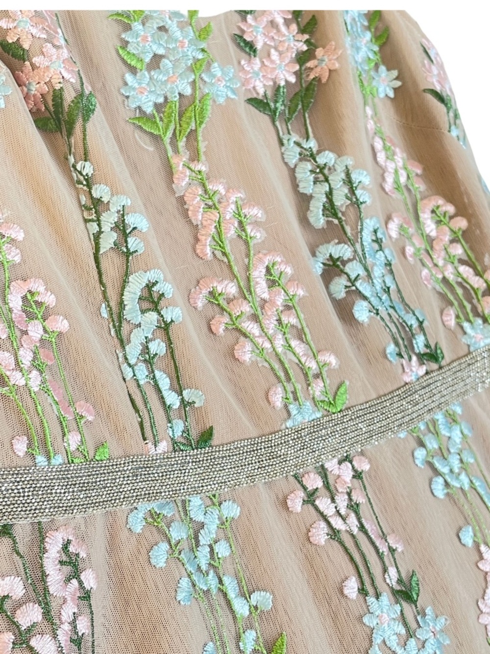 Bronx and Banco Isola Embroidered Floral Mini Dress - Picture 9 of 12